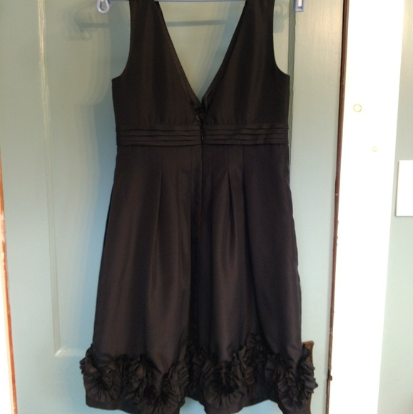 Sexy black taffeta dress size 4 - Picture 8 of 10